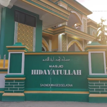 Masjid Hidayatullah Saonek, Raja Ampat